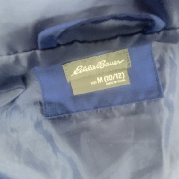 Eddie Bauer windbreaker blue size M (10-12) in kids - Picture 7 of 7